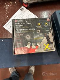 Pistola termica a batteria Parkside.