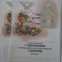Pergamene ricordo Comunione e Cresima 