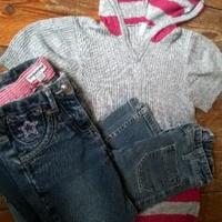 Vestito maglia idexé jeans okaidi vertbaudet