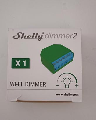 Shelly dimmer 2 interruttore varialuce senza fili 