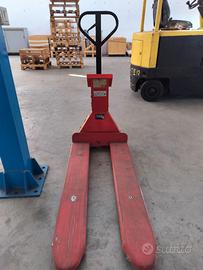 transpallet manuale con pesa