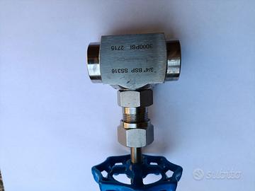 valvola a spillo inox 3/4.