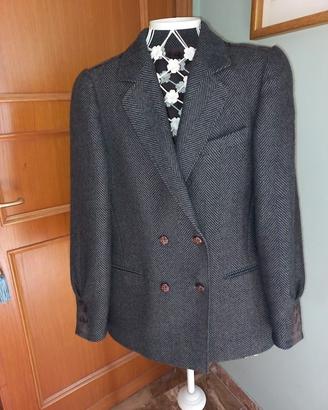 Versione Giacca Tweed Pura Lana Vergine