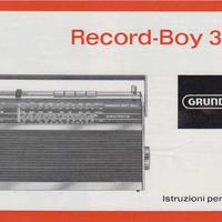 Grundig Record Boy 300 manuale di servizio