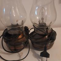 due lampade abat-jour