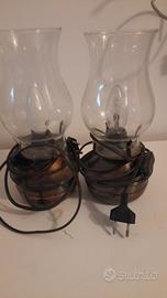 due lampade abat-jour