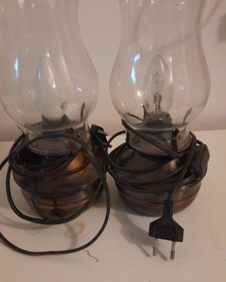 due lampade abat-jour