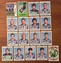 lotto di 17 figurine Panini Inter 1989/90