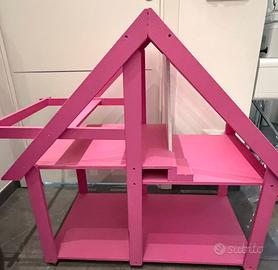 Casa delle  bambole fucisa rosa