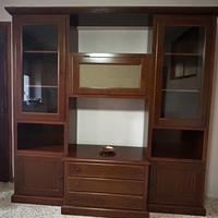 Parete attrezzata legno