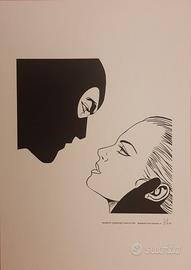 Diabolik - Stampa su cartoncino num.+Cert.Astorina
