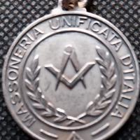 Medaglia Massoneria Unificata d'Italia