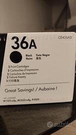 HP 36A CB436AD Dual Pack – 2 Toner Originali Nuovi