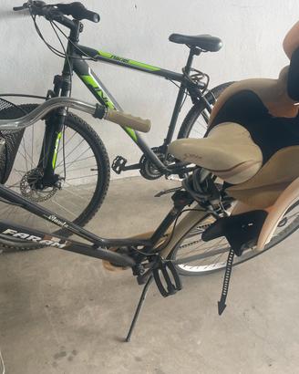Bici da dona con porta bambinio