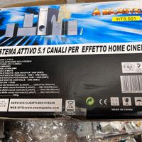 Casse  5.1 attive Home theatre new