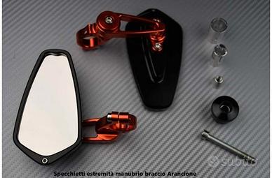 Specchietti estremità manubrio braccio Arancione