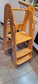 Torre montessoriana  RICHIUDIBILE in legno