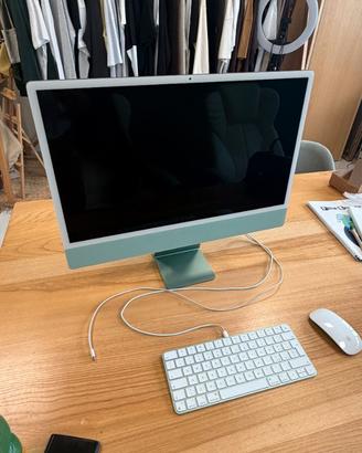 Apple iMac 24” M3 8GB/256GB Verde – Come Nuovo