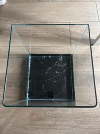 Acquario dennerle nano cubo 30 - base vetro rotta