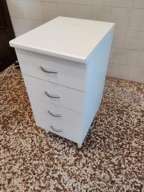 Mobiletto bianco a cassetti