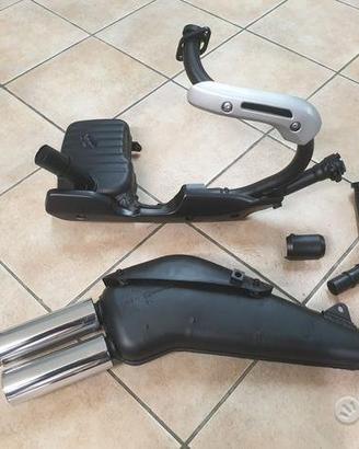 Scarico completo originale Honda Transalp 650