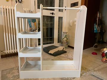 Mobiletto per vestiti bimbi o bambole
