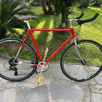 Bicicletta corsa vintage acciaio columbus