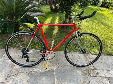 Bicicletta corsa vintage acciaio columbus