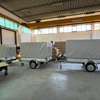 Carrello centinato per trasporto Biciclette