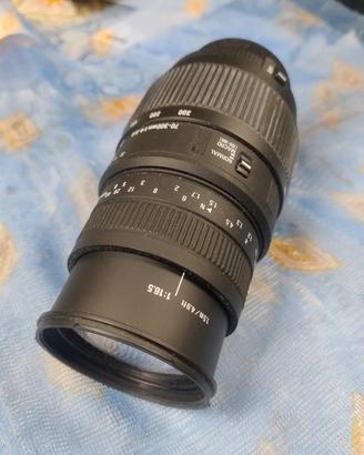 obiettivo Sigma DG 70 300 Nikon