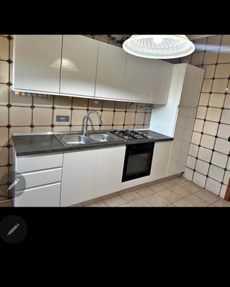 cucina bianca 3 metri 