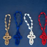 rosario lavorato all'uncinetto 