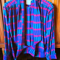 Giorgio Armani camicia seta fantasia