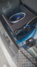  subwoofer marca boss 800 + amplificatore 