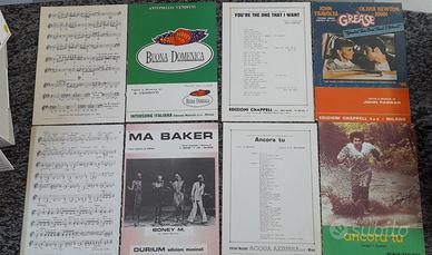 Spartiti Battisti-Pink Floyd-Santana-Genesis-ecc.