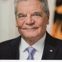 FIRMA AUTOGRAFO JOACHIM GAUCK PRESIDENTE GERMANIA