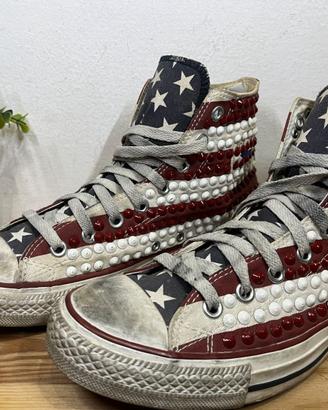 Converse 42 America Borchiate