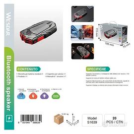 Avviatore Emergenza Batteria Auto 8000mAh Wesdar