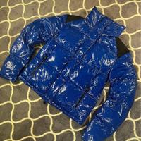 Piumino giacca donna refrigiwear lucido blu