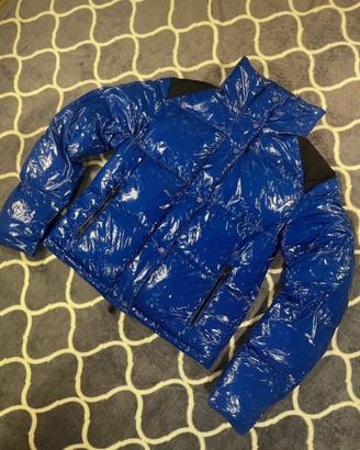 Piumino giacca donna refrigiwear lucido blu