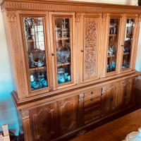 Mobile soggiorno in legno massiccio anni ’70