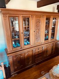 Mobile soggiorno in legno massiccio anni ’70