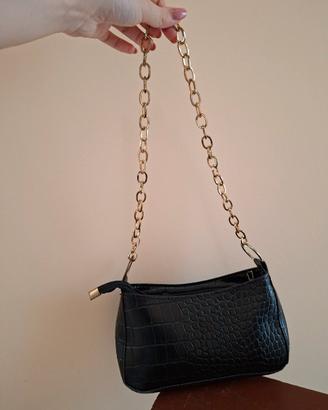 Borsa nera a spalla 