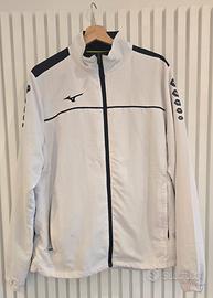 Mizuno tuta uomo L completa bianco/blu (poco usata