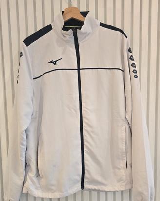 Mizuno tuta uomo L completa bianco/blu (poco usata