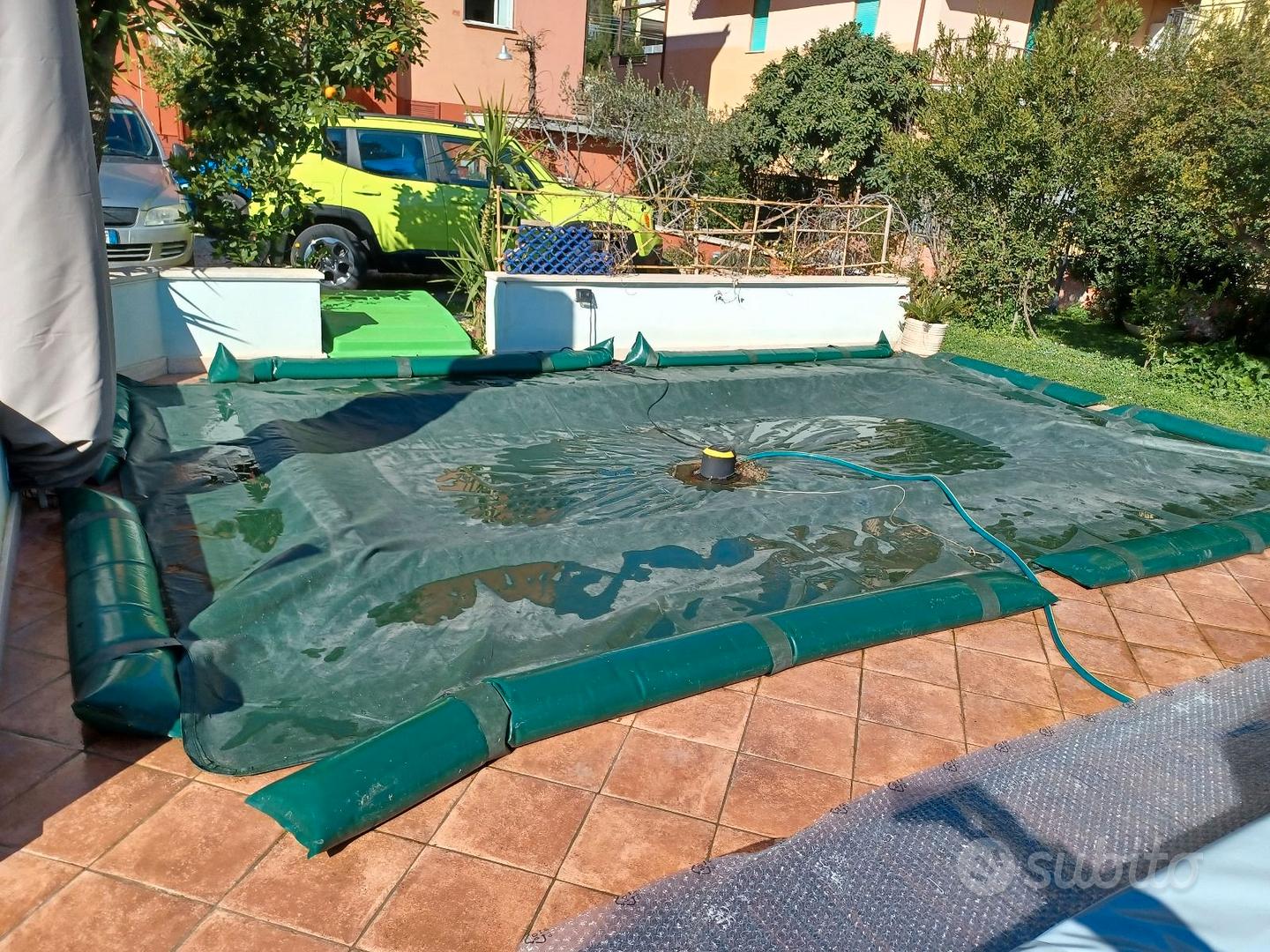 Telo invernale per piscina + Pompa Svuota telo - Giardino e Fai da te In  vendita a Roma