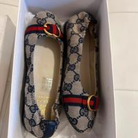 Ballerine Gucci beige,blu