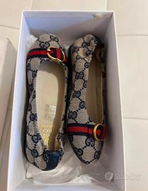 Ballerine Gucci beige,blu
