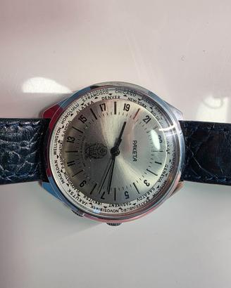 Orologio Sovietico Raketa 24 Ore World Time 1989