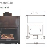 TERMOCAMINO A LEGNA 22KW EUROSTEK